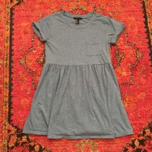 pale blue jersey dress